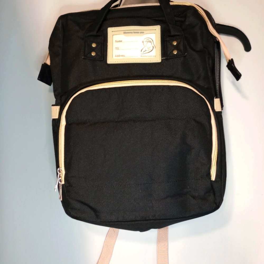USB Portable Multi-function Bed Bag Two-in-one Diaper Bag Baby Bag Multifunction